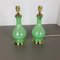 Mid-Century Opaline Murano Glass Table Lamps from Cenedese Vetri, Set of 2, Image 7