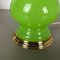 Mid-Century Green and Opaline Murano Glass Table Lamp from Cenedese Vetri, Image 7