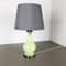 Mid-Century Lime and Opaline Murano Glass Table Lamp from Cenedese Vetri 11