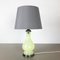 Mid-Century Lime and Opaline Murano Glass Table Lamp from Cenedese Vetri 1