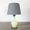 Mid-Century Lime and Opaline Murano Glass Table Lamp from Cenedese Vetri, Image 1
