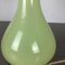 Mid-Century Lime and Opaline Murano Glass Table Lamp from Cenedese Vetri 7