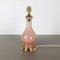 Mid-Century Rose and Opaline Murano Glass Desk Lamp from Cenedese Vetri 9