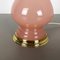 Mid-Century Rose and Opaline Murano Glass Desk Lamp from Cenedese Vetri 18