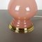 Mid-Century Rose and Opaline Murano Glass Desk Lamp from Cenedese Vetri, Image 18
