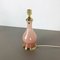 Lámpara de escritorio Mid-Century de cristal de Murano rosa y opalino de Cenedese Vetri, Imagen 7