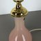 Mid-Century Rose and Opaline Murano Glass Desk Lamp from Cenedese Vetri, Image 2