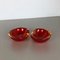 Mid-Century Murano Sommerso Glass Shell Bowls from Cenedese Vetri, Set of 2 11