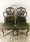 Antique Danish Mahogany Biedermeier Dining Chairs, Set of 4 2
