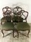 Antique Danish Mahogany Biedermeier Dining Chairs, Set of 4 6