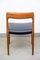 Teak and Leather Model 75 Dining Chair by Niels Otto Møller for J.L. Møllers, 1960s 10