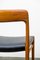 Teak and Leather Model 75 Dining Chair by Niels Otto Møller for J.L. Møllers, 1960s 11