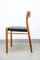 Teak and Leather Model 75 Dining Chair by Niels Otto Møller for J.L. Møllers, 1960s 2