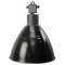 Mid-Century Industrial Black Enamel Pendant Lamp, Image 1