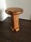 Tabouret Vintage en Bois Massif, 1960s 1