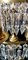 Lámparas de mesa Girandoles francesas antiguas de bronce y vidrio. Juego de 2, Imagen 13