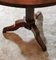 Table Basse Tripode Antique en Noyer, Italie 11