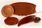 Danish Teak Tray, Plates, and Bowl by Johs Andersen, 1960s, Set of 9, Image 3