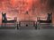 Mid-Century Safari Leather Lounge Chairs by Johanson Design, Set of 2, Image 2