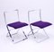 Folding Chairs by Marcello Cuneo for Mobel Italia, 1970s, Set of 2 1