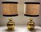 Vintage Italian Brass Table Lamps, 1960s, Set of 2 1