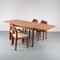 Table et Chaises de Salle à Manger par Henning Kjærnulf pour Vejle Stole, 1960s, Set de 5 16