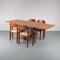 Table et Chaises de Salle à Manger par Henning Kjærnulf pour Vejle Stole, 1960s, Set de 5 17