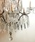 Antique Maria Therese Style Italian Crystal and Brass Ceiling Lamp, Image 15