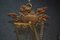 Antique Bronze & Opal Glass Chandelier 7