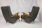 Vintage Art Deco Wooden Lounge Chairs, 1930s, Set of 2 9