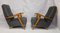 Vintage Art Deco Wooden Lounge Chairs, 1930s, Set of 2, Image 13