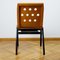 Mid-Century Austrian Stacking Dining Chairs by Roland Rainer for Emil & Alfred Pollak, 1950s, Set of 6, Image 3