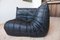 French Leather Sofas by Michel Ducaroy for Ligne Roset, 1973, Set of 3 2