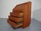 Teak Tambour Secretaire from Dyrlund, 1960s, Image 8