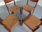 Danish Teak and Leather Dining Chairs, 1960s, Set of 4, Image 8