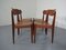 Danish Teak and Leather Dining Chairs, 1960s, Set of 4 5