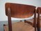 Danish Teak and Leather Dining Chairs, 1960s, Set of 4, Image 28