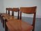 Danish Teak and Leather Dining Chairs, 1960s, Set of 4 11