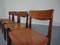 Danish Teak and Leather Dining Chairs, 1960s, Set of 4, Image 11