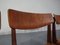 Danish Teak and Leather Dining Chairs, 1960s, Set of 4, Image 24