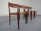 Danish Teak and Leather Dining Chairs, 1960s, Set of 4, Image 21