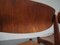 Danish Teak and Leather Dining Chairs, 1960s, Set of 4, Image 25
