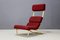 Mid-Century Japanese Red Lounge Chair, 1950s 5