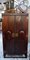Antique Victorian Oak and Leather Wardrobe, Image 2