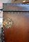 Antique Victorian Oak and Leather Wardrobe 6