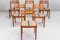 Mid-Century Danish Teak Dining Chairs by H. W. Klein for Bramin, 1980s, Set of 6, Image 2