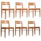 Mid-Century Danish Teak Dining Chairs by H. W. Klein for Bramin, 1980s, Set of 6 1