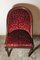 Antique Empire Mahogany and Velvet Desk Chair, Image 5