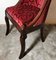 Chaise de Bureau Empire Antique en Acajou et Velours 6
