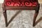 Chaise de Bureau Empire Antique en Acajou et Velours 10